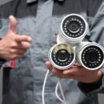 تركيب كاميرات مراقبة IP في شركة بمصر بواسطة فريق كام تاور