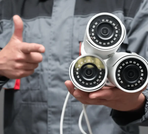 تركيب كاميرات مراقبة IP في شركة بمصر بواسطة فريق كام تاور