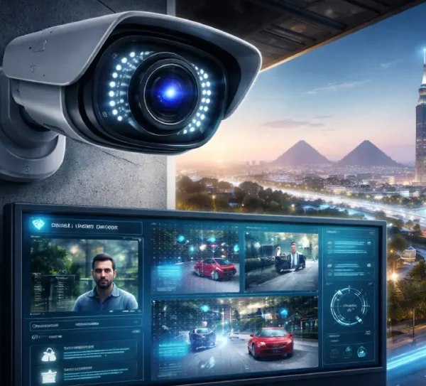كاميرا ضمن أنظمة المراقبة الذكية في مصر