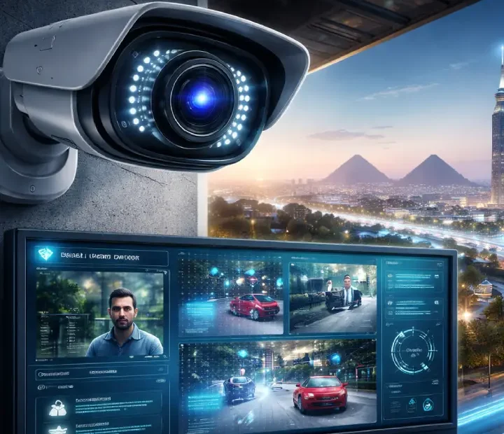 كاميرا ضمن أنظمة المراقبة الذكية في مصر