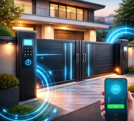Smart electronic gates for homes and businesses in Egypt 2026