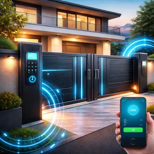 Smart electronic gates for homes and businesses in Egypt 2026