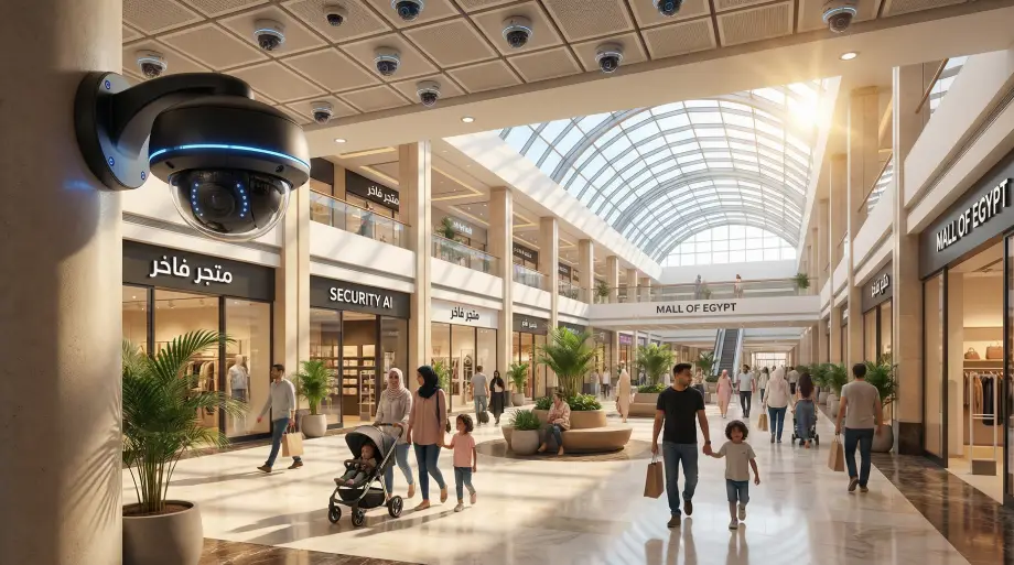 كاميرات المراقبة الذكية AI في مصر لتحليل السلوكيات الأمنية