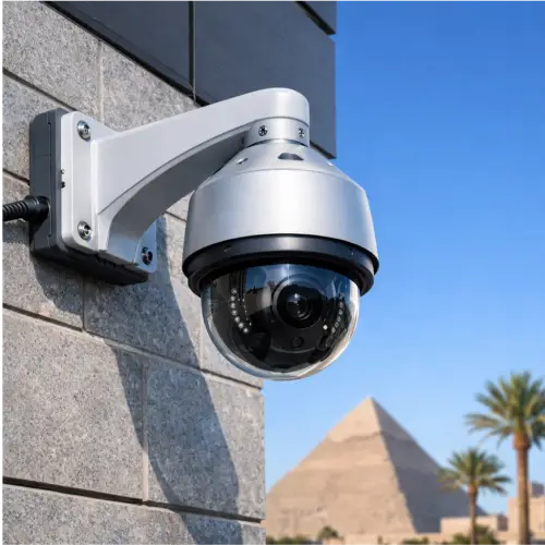Professional security camera installation in Egypt by Cam Tower