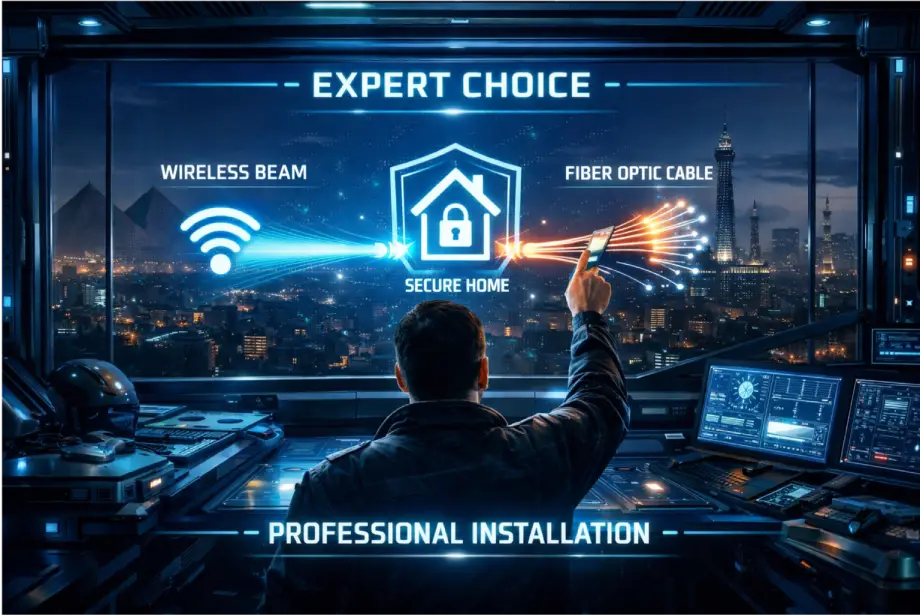 واجهة تحكم ذكية توضح خيارات الخبراء في تركيب كاميرات مراقبة WiFi سلكية لتأمين المنشآت
