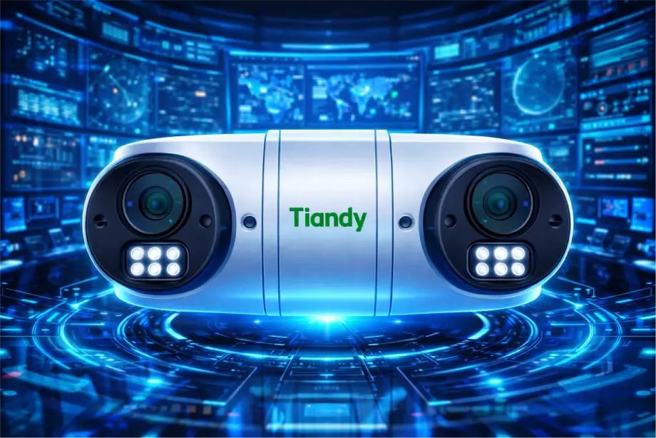 Image: Tiandy TC-C32RN 4MM dual-lens camera for comprehensive surveillance