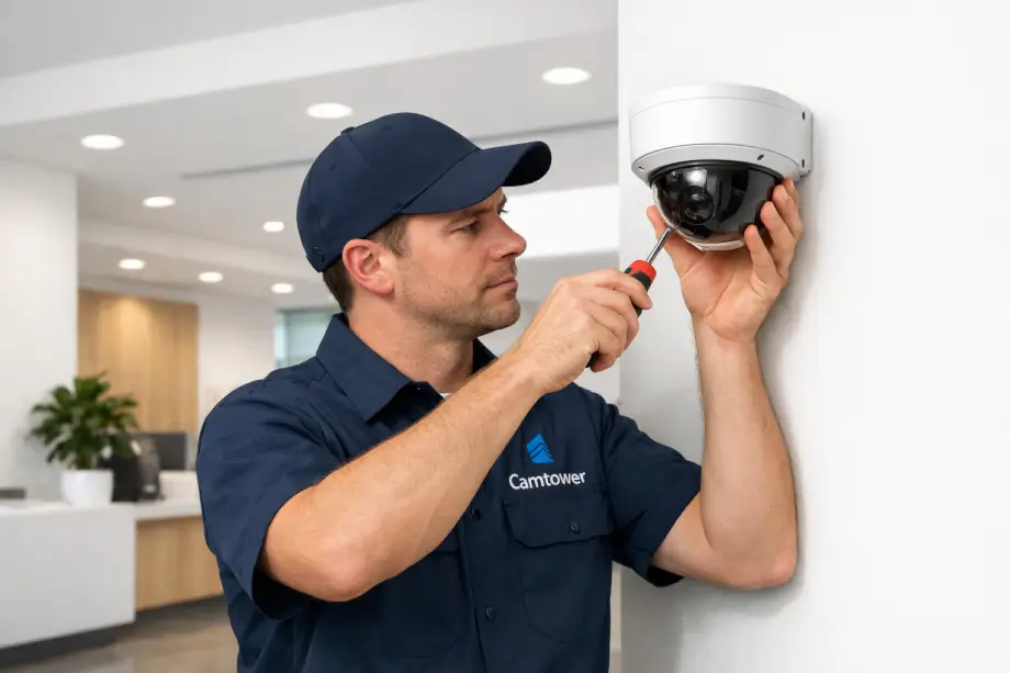 Installation of AI Surveillance Cameras in an Egyptian Company