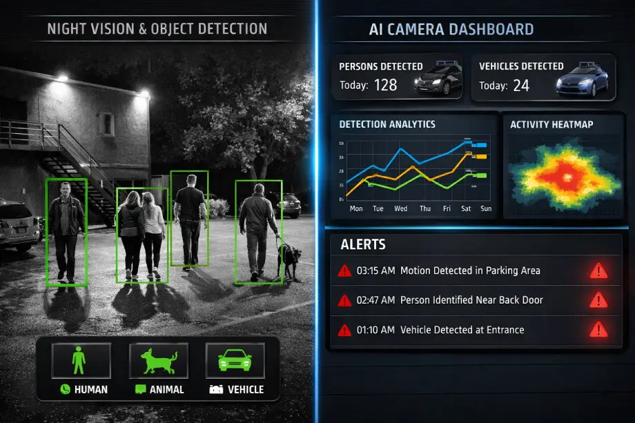 Technical Features of Modern AI Surveillance Cameras