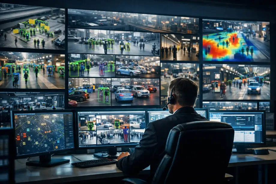 Camtower team during surveillance system implementation