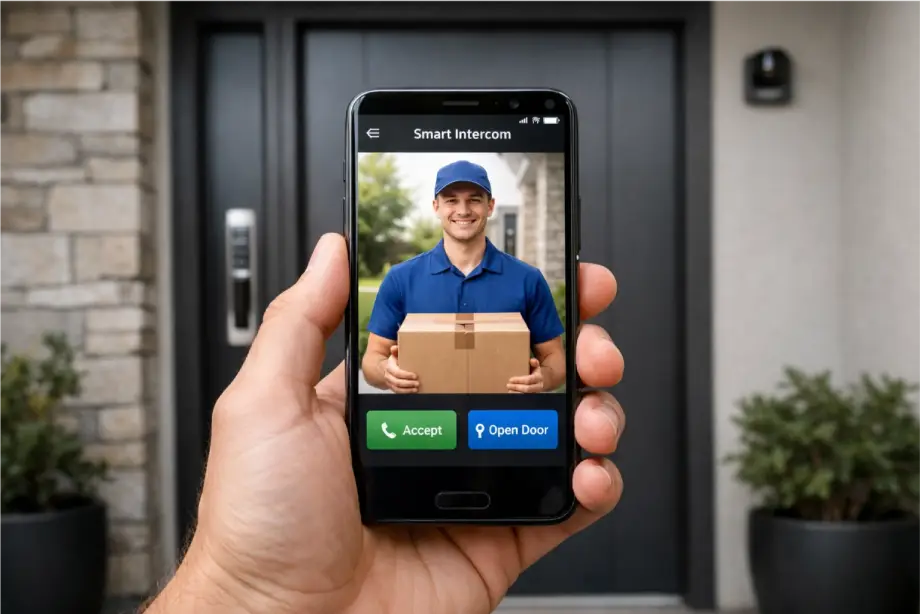 Wireless Intercom Control via Mobile
